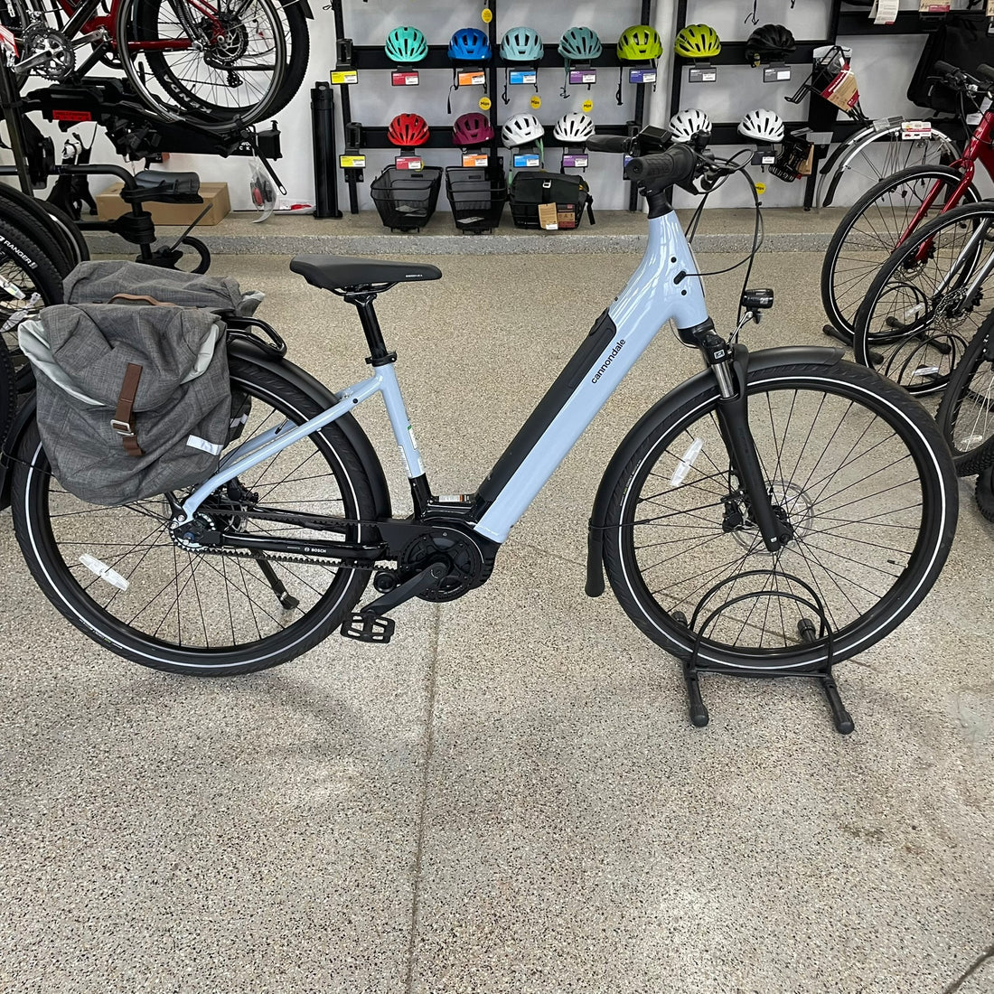 Cannondale Mavaro 3 Low StepThru Electric Assist Bike, Medium, for 5'5 – CG Bikes