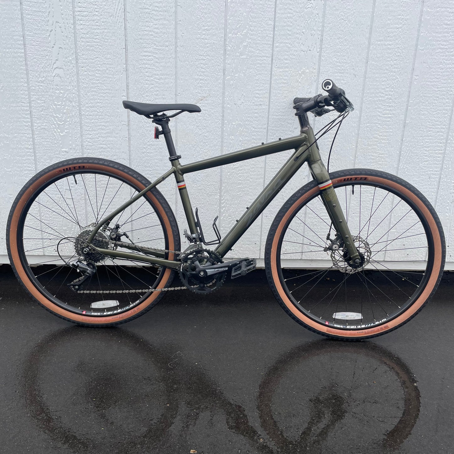 CPO, Salsa Journeyman, Custom Flatbar Conversion, 51cm, Dk Green