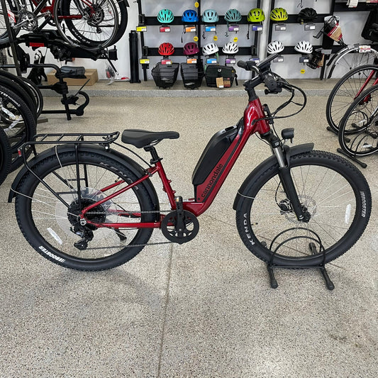 Cannondale Adventure Neo Allroad Speed Low StepThru, Small, Red, for 5'0" - 5'7"