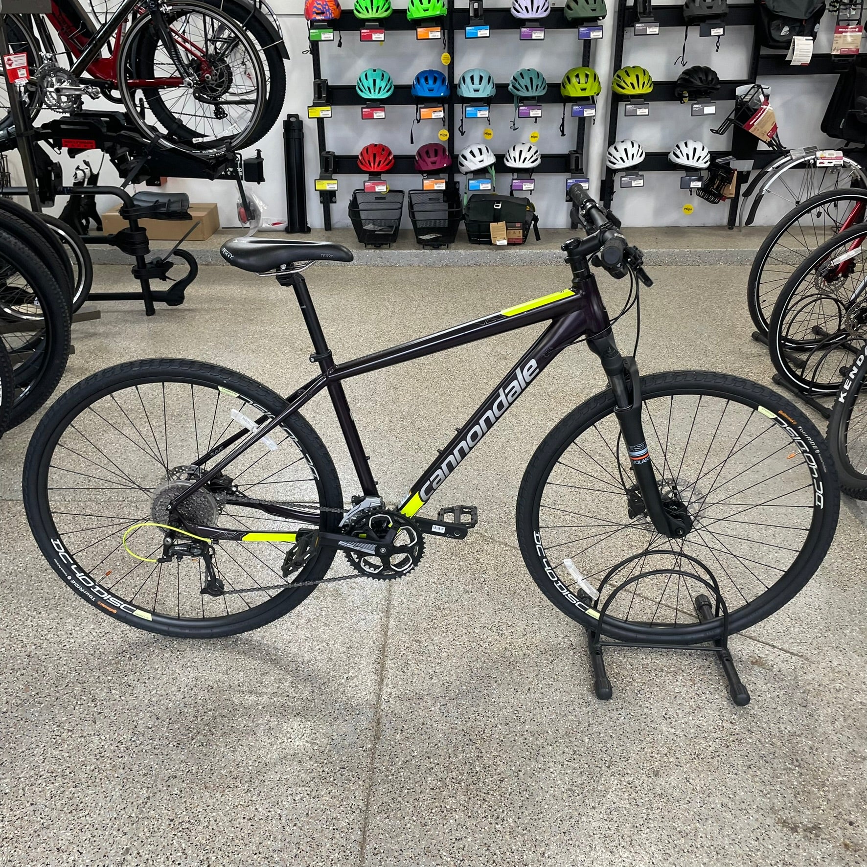 CPO, Cannondale Althea Hybrid, Purple, Medium – CG Bikes
